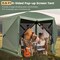 11.5 X 11.5 Ft Pop-up Screen House Tent With Portable Carrying Bag
